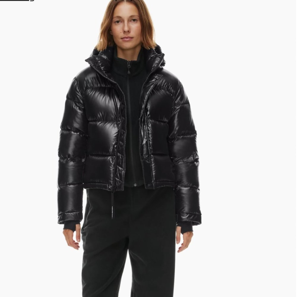 The Super Puff Black Down Jacket Women’s Size L